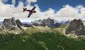 FSC scenario Dolomiti 3D X-Plane vista esterna redbull 1